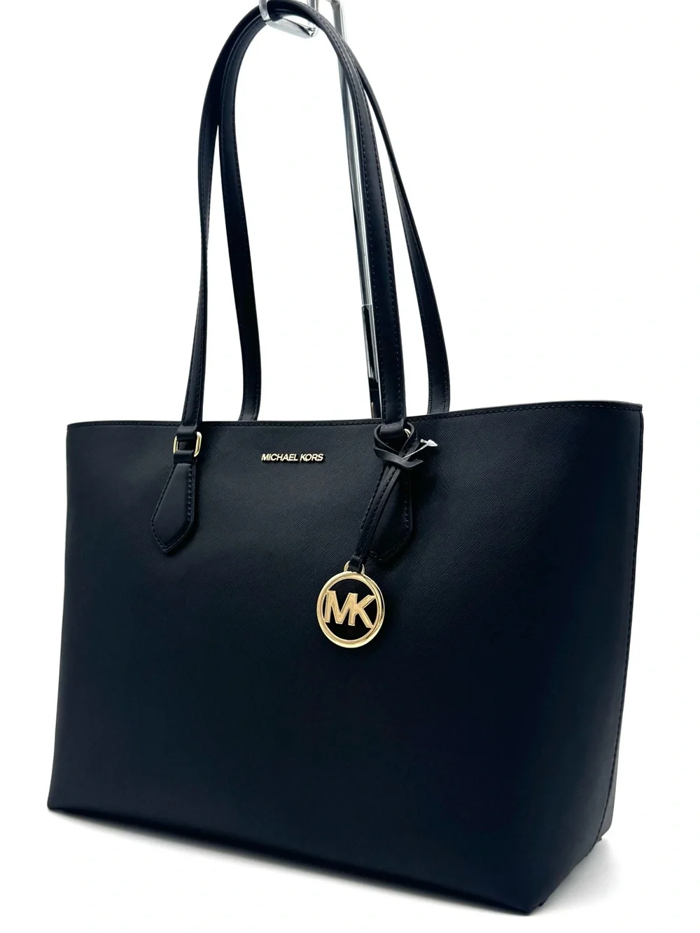 Michael Kors Bag Large Sheila Mf Tote Bag Black/Gold